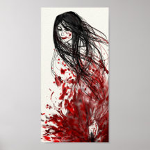 Soudainement : Une affiche abstraite de Manga