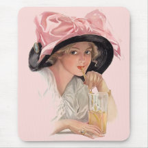 Soude sirotante tapis de souris