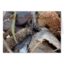 Souhait d'automne - carte