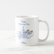 Souhait de baptême de garçons mugs à café