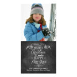 Souhait de Noël de tableau Cartes Avec Photo