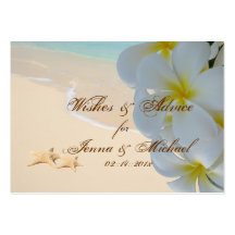 Souhaits de Leis de Plumeria de PixDezines + Carte Carte De Visite