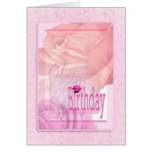Souhaits floraux de fleur d'anniversaire pour des  cartes de vœux