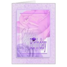 Souhaits floraux de fleur d'anniversaire pour des  cartes de vœux