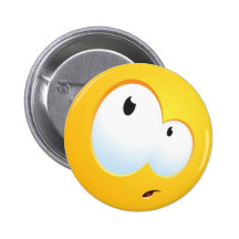 Sourire confus badge avec épingle