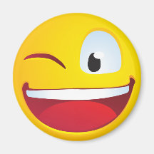 Sourire de clignotement aimant pour réfrigérateur