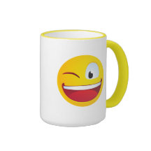 Sourire de clignotement mug à café