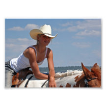 Sourire de cow-girl photo d’art