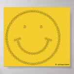 Sourire de froncement de sourcils par Gregory Rado Posters