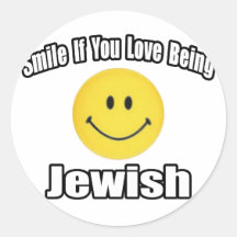 Sourire si vous aimez être juifs adhésif