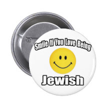 Sourire si vous aimez être juifs badge avec épingle