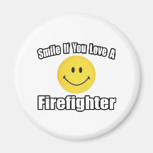 Sourire si vous aimez un sapeur-pompier magnets pour réfrigérateur