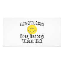 Sourire si vous aimez un thérapeute respiratoire photocarte personnalisée