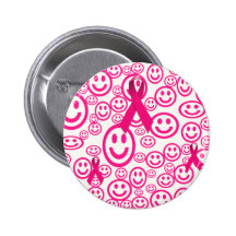 Sourires roses de ruban qui aident pin's