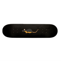 Souris d'animal familier. TAN noir Planches À Roulettes Customisées