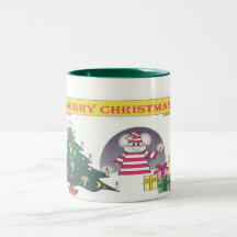 Souris de Joyeux Noël Mug