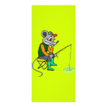 Souris de pêche cartes doubles