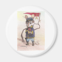souris de soldat de la cavalerie aimants