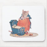 Souris et berceau de papa tapis de souris