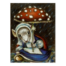 Souris féerique néerlandaise cartes postales