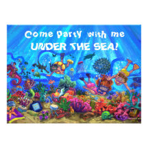 Sous l'invitation de partie de mer