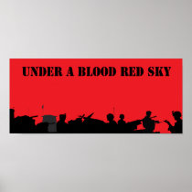 Sous un ciel rouge sang posters