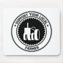 Soutenez votre agriculteur local tapis de souris