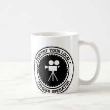 Soutenez votre opérateur local d'appareil-photo tasse à café