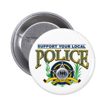 Soutenez votre police locale badge avec épingle