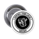 Soutenez votre soudeuse locale pin's avec agrafe