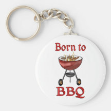 Soutenu au BBQ Porte-clé