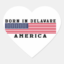 Soutenu au Delaware Autocollant
