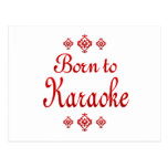 SOUTENU AU KARAOKE CARTES POSTALES