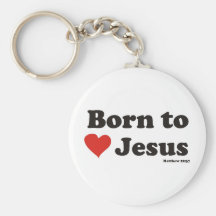 Soutenu pour aimer Jésus Porte-clefs