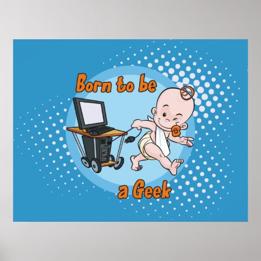 Soutenu pour être un geek affiches