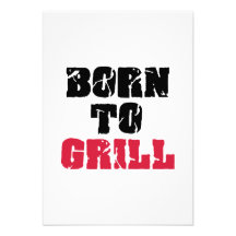 Soutenu pour griller invitations personnalisées