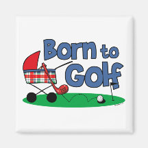 Soutenu pour jouer au golf aimants pour réfrigérateur