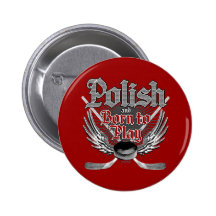 Soutenu pour jouer (polonais) badge avec épingle