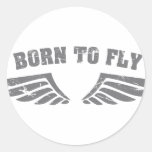 Soutenu pour piloter des ailes autocollant