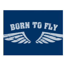 Soutenu pour piloter des ailes cartes postales