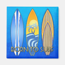 Soutenu pour surfer magnets pour réfrigérateur