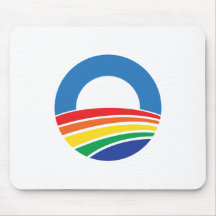 Soutien d'Obama 2012 de mariage homosexuel Tapis De Souris