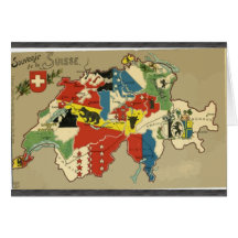 Souvenir De La Suisse, cru Carte