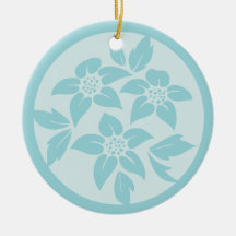 Souvenir floral d'ornement de Noël de mariage d'Aq