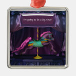 Souvenir Ornamnet de grande soeur de poney de carr Ornements