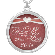 Souvenir royal de mariage - pendentif de William e