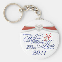 Souvenir royal de mariage - porte-clés de William 