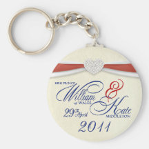 Souvenir royal de mariage - porte-clés de William 