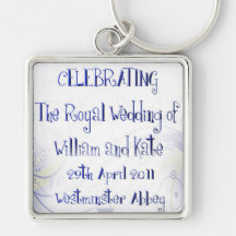 Souvenir royal d'objet de collection de mariage de porte-clef