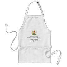 Souvenir royal drôle de tablier de mariage